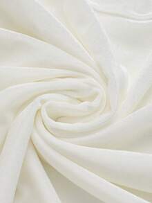 Franclia 秋冬长袖短款连衣裙，弹力丝绒面料，修身剪裁，钻石装饰纽扣 - 杏色 - 查看 8