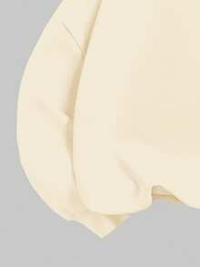 SHEIN Leap Crew 女童秋季迷彩树枝树叶图案，运动数字98印花，复古甜美美式校园风格，城市漫步街头风，休闲校园运动，女童针织圆领字母图案宽松卫衣和喇叭裤两件套，复古街头风，轻松舒适，儿童秋季叠穿，2000年代风格，Y2K服饰，冬装，运动服 - 彩色 - 查看 6