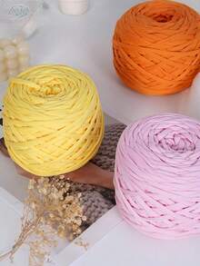 2 包，共 600 克：布条、编织垫、编织袋、手工纱线和大号毛线球。 - 彩色 - 查看 6