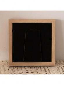 4-Inch Wooden DIY Hollow Square Photo Frame, Tabletop Picture Frame For Crafts Or Embroidery Gifts Birthday Graduation - Multicolor 4 Inches - View 8