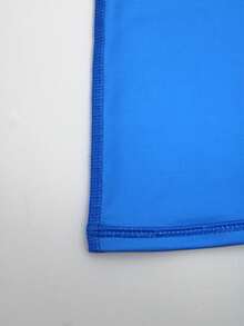 Manfinity VDAYZ Męski strój kąpielowy Rash Guard z długim rękawem Ombre - Granatowy - Zobacz 5