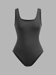 SHEIN EZwear 4 件套女式无袖紧身衣，休闲瑜伽运动服，适合夏季 - 彩色 - 查看 5