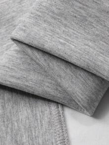 DAZY Men's Grey 2 In 1 Design Sweatshirt Sweatshirt, Autumn