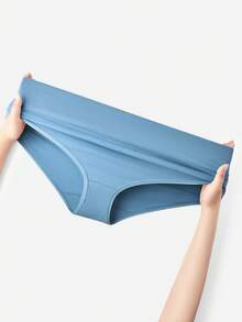 LUVLETTE Paquete de 3 bragas de algodón de talle alto para mujer, conjunto de ropa interior - Colores pastel - Multicolor - Ver 6