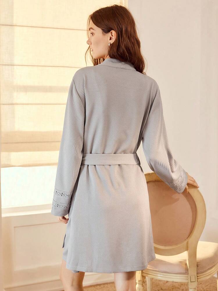 ROUPÃO FEMININO CONFORTÁVEL E ELEGANTE COM BOLSOS DUPLOS