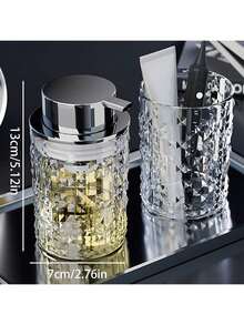 1 件泡沫洗手液瓶，浴室沐浴露，空瓶，独立瓶，按压瓶，泡沫机家居浴室装饰秋季装饰返校 - 彩色 - 查看 4