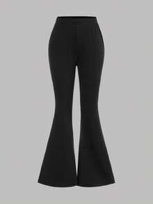 SHEIN Girlism Ensemble sweat-shirt à capuche et t-shirt pour préadolescentes, à la mode et confortable, composé d'un t-shirt en maille unie et d'un pantalon, idéal pour les fêtes et le streetwear.