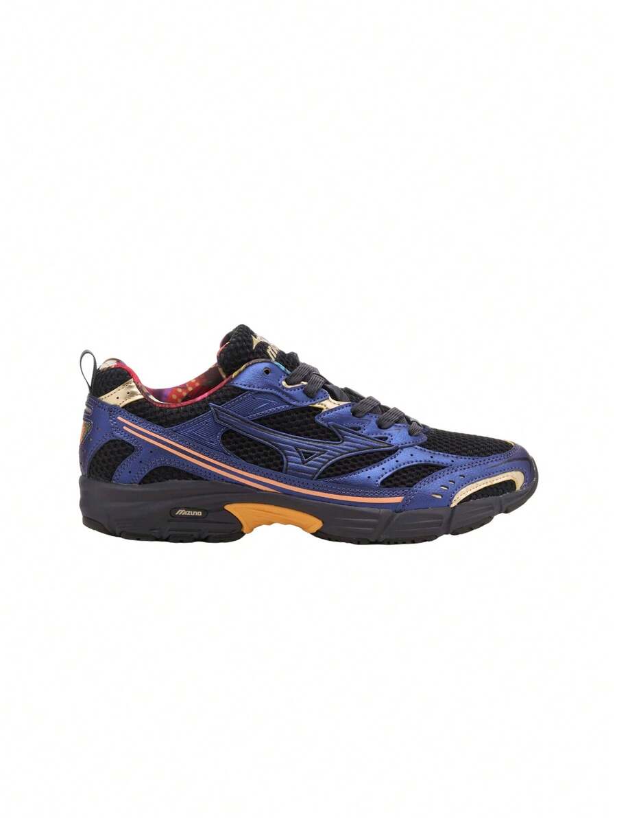 Mizuno MXR Men's Sneakers Blue D1GA2516 - Black/Black/Cadmium Orange - View 1