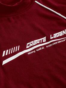 SHEIN Girlism 少女休闲街头风针织高弹力高领长袖修身连体裤