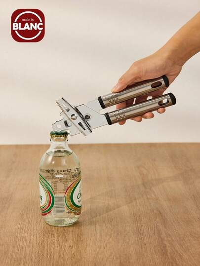 Stainless Steel Manual Three-In-One Multi-Functional Can Opener Kitchen Tool,Kitchen,Summer Beach Party,Food,Camping,Organizer,Room Decor,Kitchen Items.