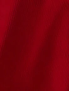 SHEIN LUNE 热门圣诞节和情人节休闲常规女式卫衣 - 白色 - 查看 4