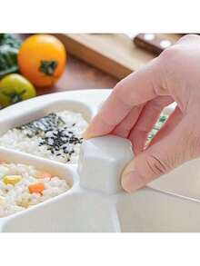 Molde triangular para bolas de arroz, creativo, conveniente, lindo y de fácil y rápida conformación, perfecto para bolas de arroz para bebés, envolturas de sushi con algas y postres con bolas de arroz caseros, set de molde para bolas de arroz, el regalo perfecto para aficionados a la cocina del hogar - Multicolor - View 3