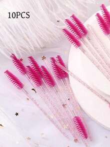 200支/100支/50支一次性睫毛膏刷头 睫毛刷 眉毛睫毛嫁接用 红色