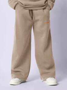 SUMWON Stylish Graphic Hoodie And Sweatpant Co-Ord Set For Comfortable Casual Everyday Wear