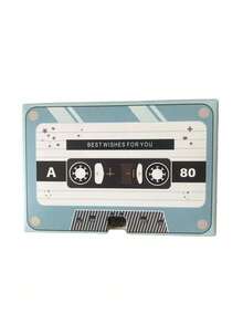1pc Tape Recording Greeting Card Wedding Invitations Cassette Tapes Casettes Tape Voice Recordable Talking Audio Greeting Birthday Greeting Blessing Greeting Cards Cards.