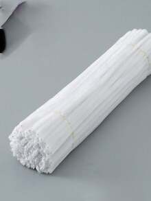 100pcs Pipe Cleaners Craft Supplies Colorful Chenille Stems Pipe Cleaners Plush Tinsel Stem Wired Twist Sticks Hair Strip - Multicolor - View 14