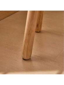 1 件优质木制花朵设计凳子、客厅沙发脚凳、家用鞋凳、儿童小椅子