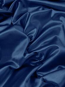 NU&NOW Plus Size Women's Solid Color Deep V-Neck Ruched Gigot Sleeve Sexy Fashion Dress