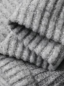 DAZY Men's Autumn Casual Elastic Waist Shirt And Pants Pajama Set - Grey - View 9