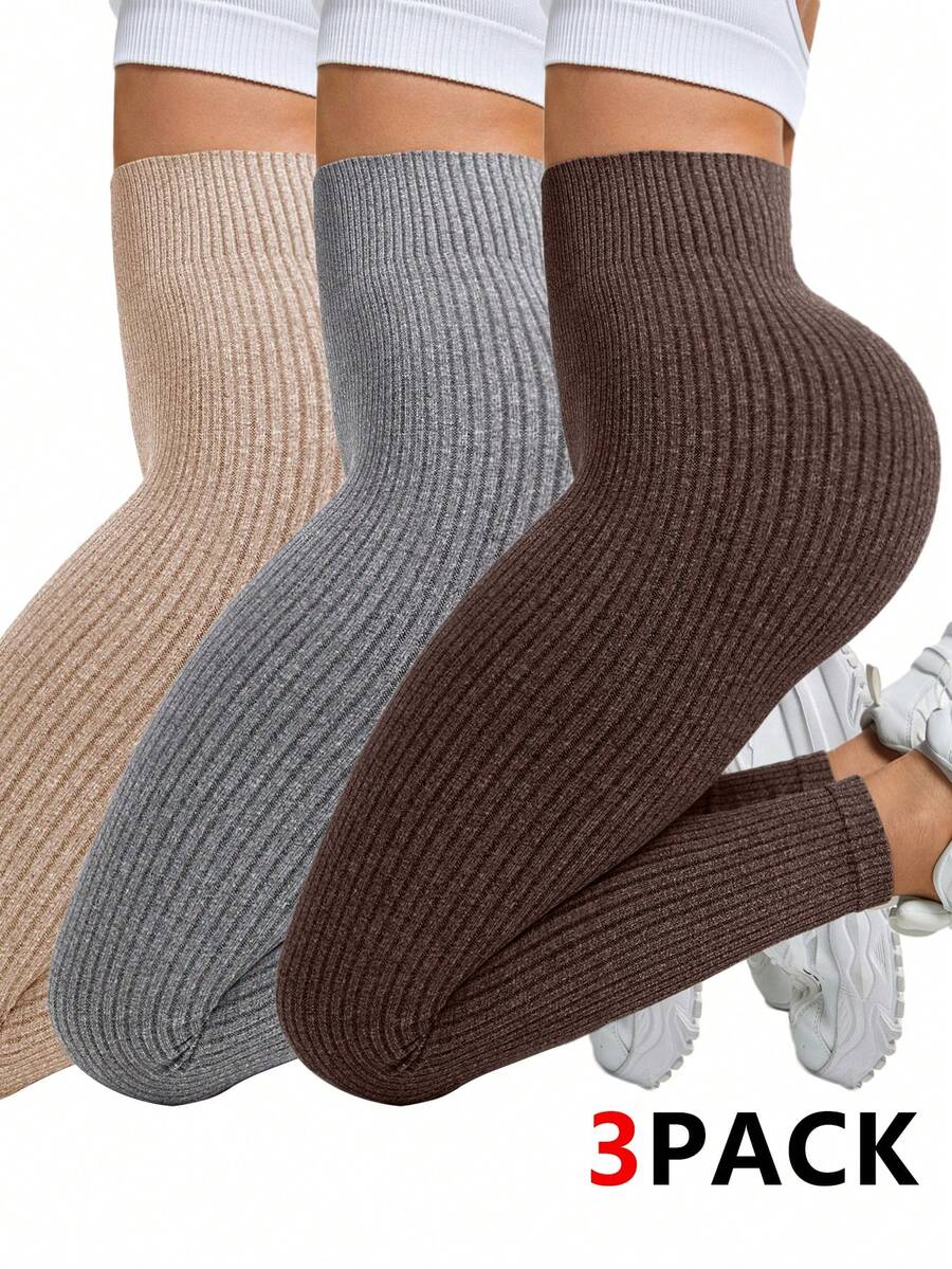 Velisys Quần legging thể thao yoga liền mạch cạp cao màu trơn - Nhiều màu - Xem 1