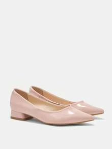 CUCCOO CURVES 女士时尚百搭优雅优质宽楦高跟鞋 - 粉色 - 查看 7