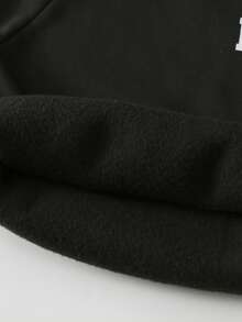 THE HAPPY LOOK Kleine Jungen Kontrast-Farbiger Gerippter Rundhals Langarm Pullover Sweatshirt, vielseitig & bequem für Sport, Kinder Sweatshirt, Kinder Streetwear