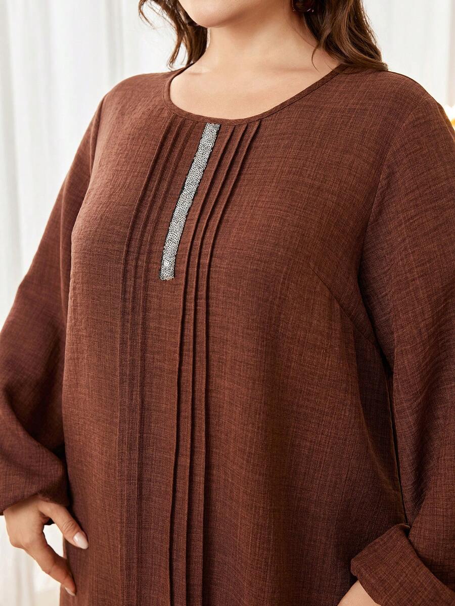 Al Najma Große Größen Set mit 2 Teilen mit Perlendekor