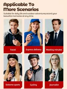 Teckwe Pocket Action Camera, Vlog Camera, 1080P HD Wearable Video Camera WiFi, Mini Body Camera, Thumb Size POV Cam, Waterproof Wearable Hand Free Portable Action Cam, Ultra Wide Angle View, Mount Anywhere For Pets, Cycling, Swimming, Vlogging - Camera - View 4