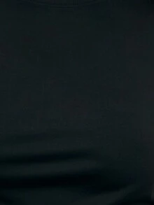 Nöista Spring-Summer Women Casual White Slim Fit Long Sleeves Stretch Base Top With Round Neck For New Year - Black - View 12