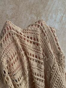 Soleia 性感吊带V领镂空金属海星紧身连体裤，度假吊带露背系带连体裤，适合假日、音乐节、波西米亚风、海滩度假、秋冬季穿着。 - 卡其色 - 查看 7