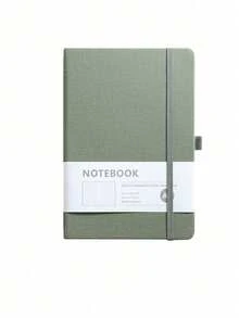 SHEIN 1 件简约 A5 活页夹笔记本，100 张/200 页；A6 商务计划本；A7 迷你学生记事本，适合学生和办公室返校