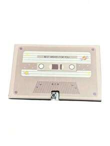 1pc Tape Recording Greeting Card Wedding Invitations Cassette Tapes Casettes Tape Voice Recordable Talking Audio Greeting Birthday Greeting Blessing Greeting Cards Cards.