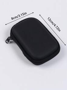 1 Pc Portable Coin Purse, Headphone Bag, Earphone Carry Case,Usb Data Cable Storage Box, Storage Bag, Key Bag, Data Cable Charger, Storage Bag, Wireless Earbuds And Headphone Box, A Must-Have For College Dormitories For Travel Storage Bag,Makeup Bag,Vacation, Christmas Gift , Christmas Decorations, Autumn Gifts Christmas For Holiday Gift Giving,Boho Vibes