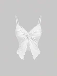 SHEIN MOD 女士四件套豹纹、黑白休闲日常吊带背心，复古，70年代风格，派对上衣，怀旧风格，豹纹，猎豹纹，吊带背心，动物纹泳衣 - 彩色 - 查看 10