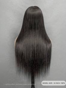 ALL READY WIG 180% Density Affordable Long Straight All Ready Wig Pre Bleached Pre Plucked Pre-Cut Lace Melting Lace Front 6x4 Glueless Closure Wig Real Human Hair 9AM HAIR