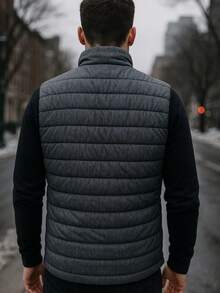 Men Vests - Dark Grey - View 3