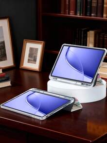 HARRY POTTER X SHEIN Cute Magical Characters Collaboration, High-End Texture, Simple, Fully Transparent, Shockproof And Fashionable Pad Case, Halloween And Christmas Gift,Compatible With Samsung Galaxy Tab,IPad 10th Generation,IPad 7th/8th/9th Generation (10.2-Inch) - Multicolor - View 6