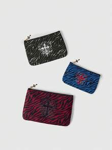 ROMWE 可爱卡通图案大容量便携化妆包 - 彩色 - 查看 1