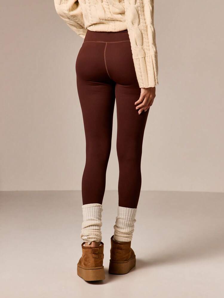 High Waisted V-Waistband Seamless Leggings