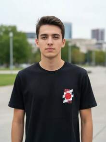 MIL200FIT Men T-Shirts - Black - View 2