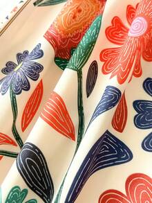 Travachic KIDS 青少年女孩休闲度假优雅花卉印花盖袖连衣裙 - 彩色 - 查看 6