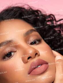 SHEGLAM Starlight Velvet Lipstick-Beach Babe 10 Colors Shimmer Matte Long Lasting Lipstick Nourishing Silky Smooth Lipstick Lip Combo Brand Beauty Makeup Face Paint Cosmetic For Women Girls Perfect For Winter Spring Ideal For Y2K Fancy Fashion Suitable For Birthday Gift Party Ready Best Color - Beach Babe - View 4