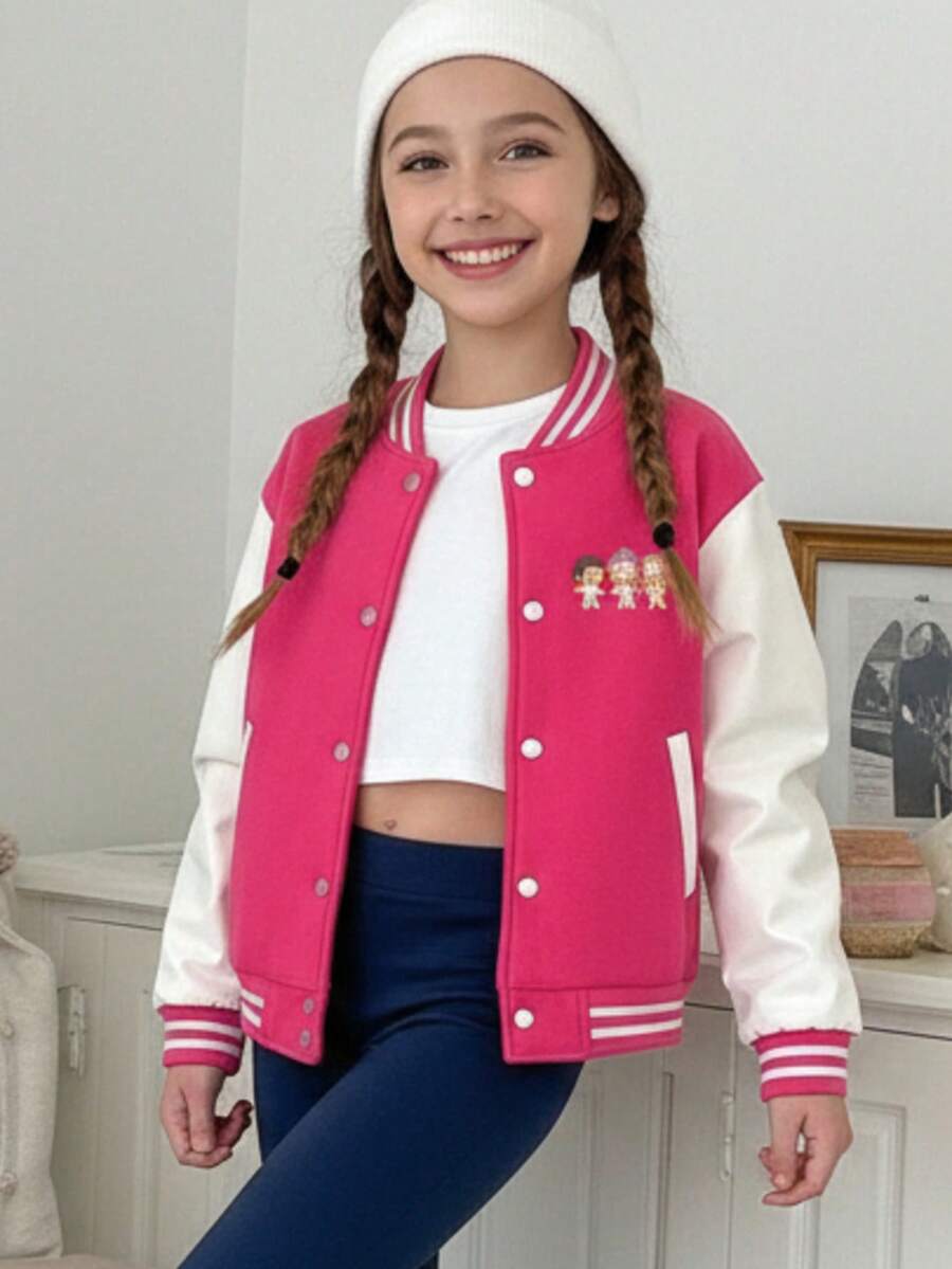 Tween Girls Outerwear Co-Ords - Hot Pink - View 1