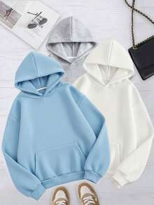 Gris, blanco y azul claro