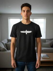MIL200FIT Men T-Shirts - Black - View 2