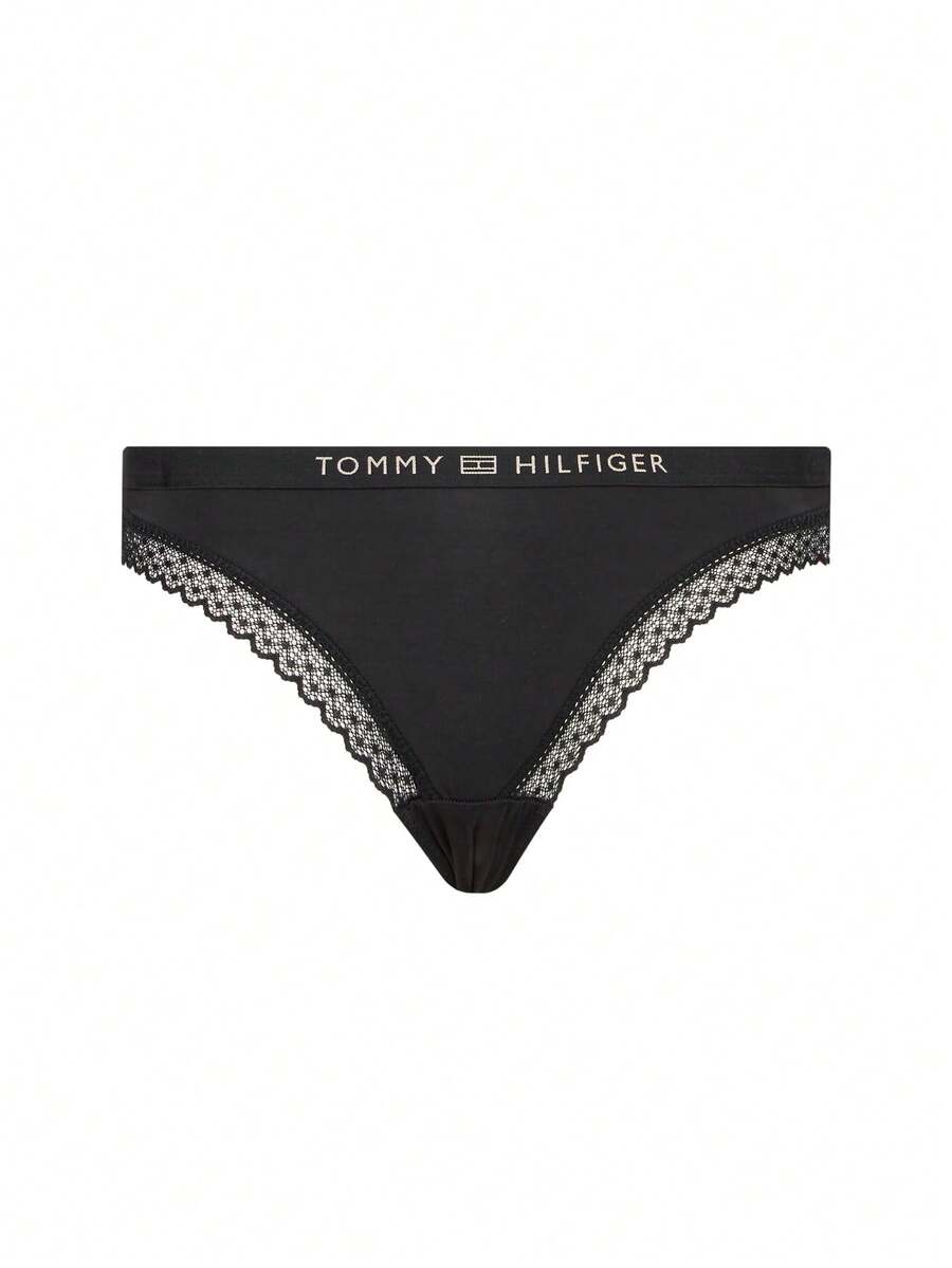 Tommy Hilfiger Women's Thong - Black - View 1