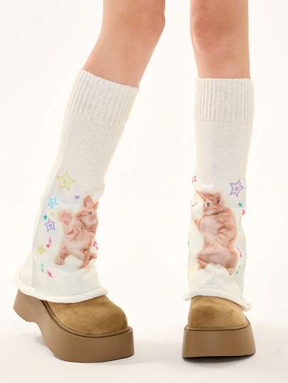 Anime جوارب ساق للنساء