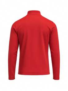 Puma Teamgoal Kids 1/4 Zip Sweatshirt Red - 紅色 - 查看 2