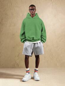 Áo Hoodie Nam SUMWON, Áo Sweatshirt Cổ Tròn Rộng Dáng Cổ Điển - Màu Nâu Thời Trang, Hoàn Hảo Cho Những Dịp Thường Ngày, Món Đồ Không Thể Thiếu Cho Kỳ Nghỉ, Thương Hiệu Cao Cấp, Lý Tưởng Cho Trang Phục Mùa Hè Và Mùa Thu. - màu xanh lá - Xem 3