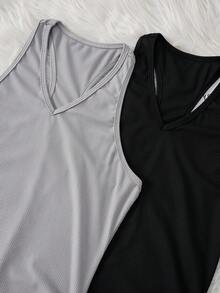 Snug Zone 两件套女士休闲褶皱修身性感柔软罗纹针织家居服套装，适合室内外穿着 - 彩色 - 查看 3